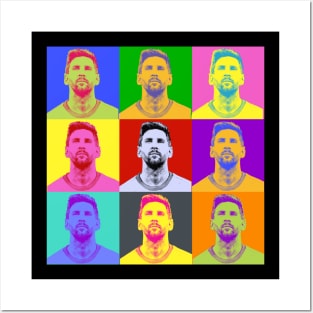 Warhol Messi Posters and Art